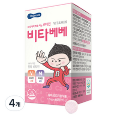 베베쿡 비타 베베 유아 멀티비타민, 60정, 4개