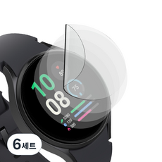 랩씨 TPU 풀커버 자가복원 스마트워치 액정보호필름 4p 세트, 투명, 6세트