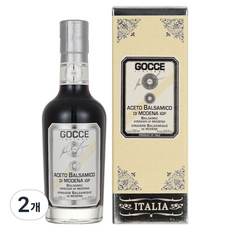 GocceItaliane 摩德納產巴薩米克醋 1獎章 奶油, 2個, 250ml