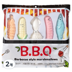 BBQ 마시멜로우, 150g, 2개