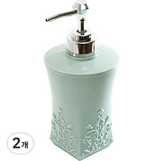 사자사요 황실 스타일 디스펜서 샴푸 리필 400ml HR2907, 블루 A, 2개