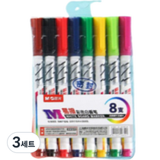 오션마리나 스피드 마카펜, 8색, 3세트