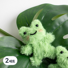 모루 개굴개굴 개구리 인형 만들기 1마리 세트, 2세트, 그린티