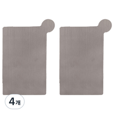 Darkness Dark I 調色盤兼鏡子, 銀色, 4個