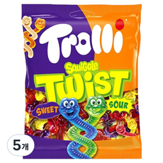Trolli Squiggle 扭扭軟糖, 100g, 5個