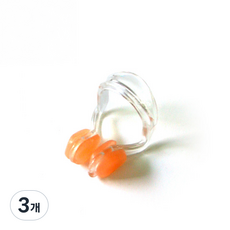 아쿠윈 코마개 PN03, Peach(살구), 3개