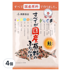 浦島海苔 鮭魚拌飯料, 4個, 28g