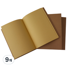 HANEE 牛皮紙素描本 100g 62張, 9個