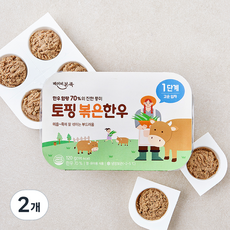 베이비본죽 한우 70% 토핑 볶은한우 1단계 6개입, 120g, 2개