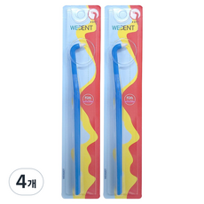 WEDENT 威登 單束毛牙刷 一般刷毛 藍色, 1入, 4個