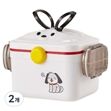 Gold Pang 角色家用藥盒 急救藥品 急救箱 小狗, 2個