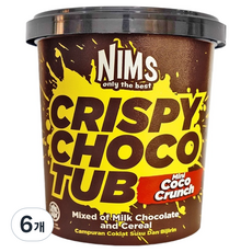 NIMS 크리스피 초코컵 코코크런치 패밀리컵, 6개, 250g