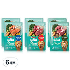 하림펫푸드 전연령 더리얼 밀 강아지 화식 연어 + 소고기 + 양고기 세트