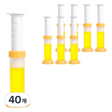 WithWin 圖章式凝膠馬桶清潔劑 黃色檸檬香, 40g, 40個