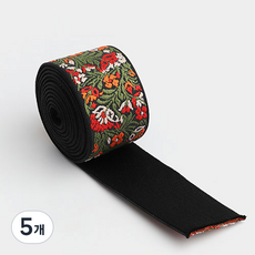 해피베어스 풀 블룸 가방끈 50mm, 5개, 레드