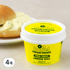 온베이글 레몬딜 크림치즈, 150g, 1개입, 4개