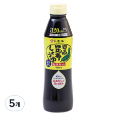 토모에 염분 낮춘 다시마 간장, 450ml, 5개