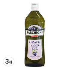 FARCHIONI 葡萄籽油 500ml*2瓶, 1L, 3個