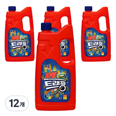 백광 트래펑 배수구세정제, 2L, 12개
