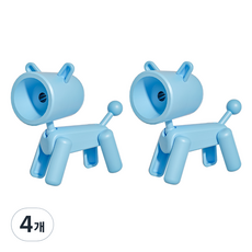 블랙트리 스탠딩 휴대용 연필깎이, 블루, 4개