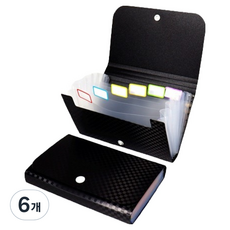 포텐키트 깔끔한 아코디언파일 11.5 x 18.5 x 2.5 cm, 7개레이어, 6개