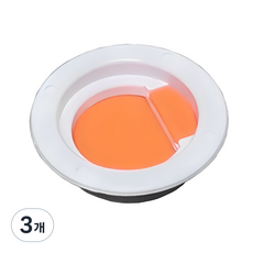 더콘 싱크대용 냄새차단 트랩 마개, 3개