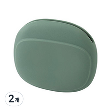 디앤제이 실리콘 케이블 케이스 K1, 그린, 2개