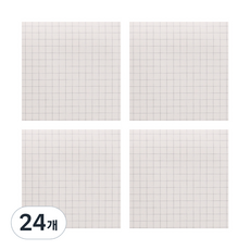 基本款便利貼, 白色方格, 24個, 80張