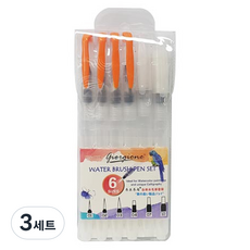 giorgione 水彩畫筆6件組, 隨機出貨, 3套