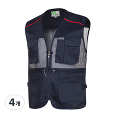 마크 여름용 망사 작업조끼 MK-183, 4개