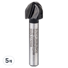 보쉬 루터 트리머 비트 라운드 6.3 12.7 x 9 x 6 mm 2608628450, 5개