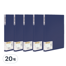 Melliv A4槓桿式文件夾, 海軍藍, 20個