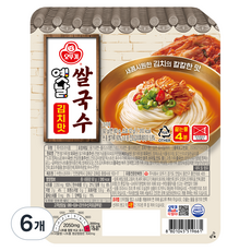 오뚜기옛날 쌀국수 김치맛, 6개, 92g