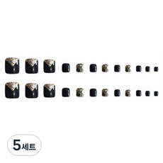 비투윈 패디팁 세트, 5세트, 블랙 골드 젤타입