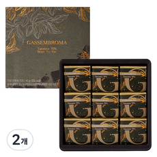 L'ami Et L'amie Gaseum Bin To Bar TDS黑巧克力 9入禮盒, 2組, 45g