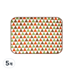 더해피 방수코팅시트 북유럽 오렌지, 5개