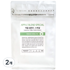 프리미어스티 루즈티 파우치 애플 블렌드 스페셜 과일차, 100g, 1개입, 2개