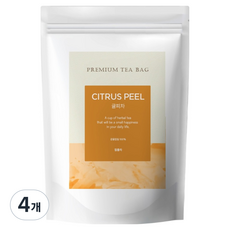 유리아 국내산 귤피차 삼각티백, 4개, 30개입, 1.2g