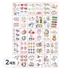 Fokermus 海娜紋身貼紙 迷你30款套組, 2套, B款