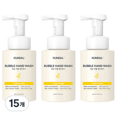 KUNDAL 昆黛爾 洗手慕斯 依蘭依蘭香, 300ml, 15瓶