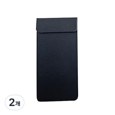 磁吸帳單夾 L, 2個, 海軍藍