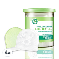Peelosoft Acu茶樹泡沫潔膚棉片, 20入, 4個