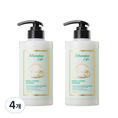 제이엠솔루션 라이프 마린 코튼 트리트먼트 코튼 향, 500ml, 4개