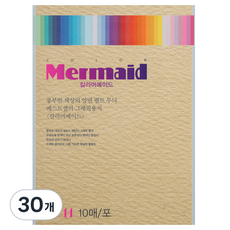 두성 칼라 머메이드지 모래색 178g W34, 30개