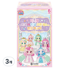 캐치티니핑 프린세스 티니핑 보석 웨딩 프린세스 피규어 랜덤발송, 3개