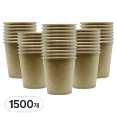 牛皮紙杯 184ml, 3個, 500入