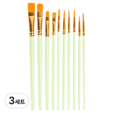 Seeti水彩筆 10種組 薄荷色, 3組, 10種