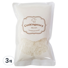 쿠킹스토리 건조 코코넛 슬라이스, 200g, 3개