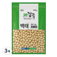 마이산 백태 국내산, 1kg, 3개