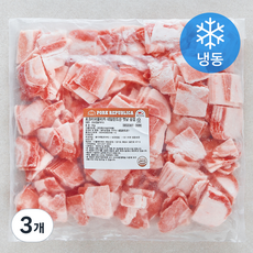 포크리퍼블리카 네덜란드산 옛날 삼겹살 (냉동), 3개, 2kg